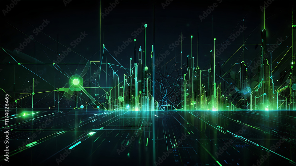 green technology futuristic and innovation background. Environment technology.Abstract technology background.Vector illustration green technology futuristic and innovation background. Environment technology.Abstract technology background.Vector illustration