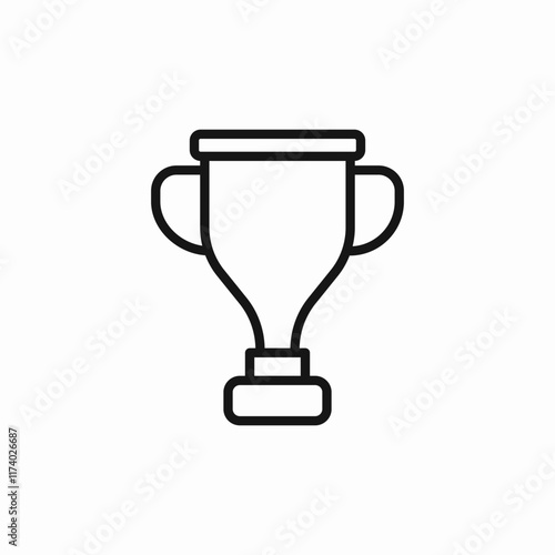 cup champion award icon sign vector