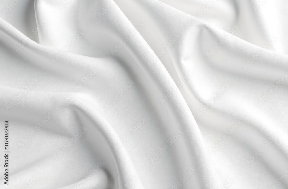 Obraz premium White fabric textile background