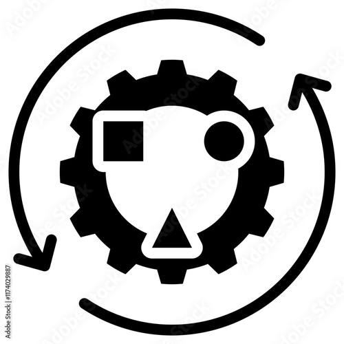 Adaptive Control Glyph Icon