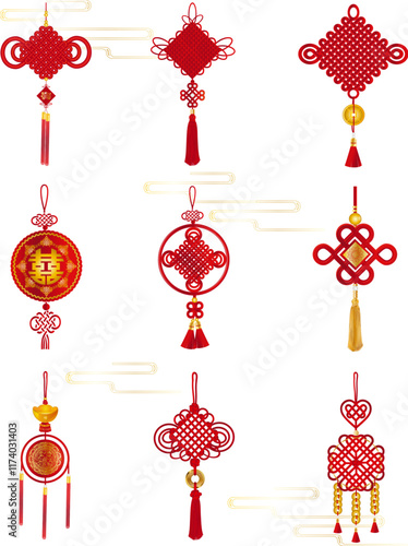 Chinese Knot Vector Illustration photo