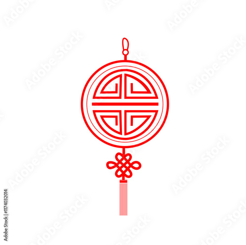 Chinese Knot Vector Illustration photo