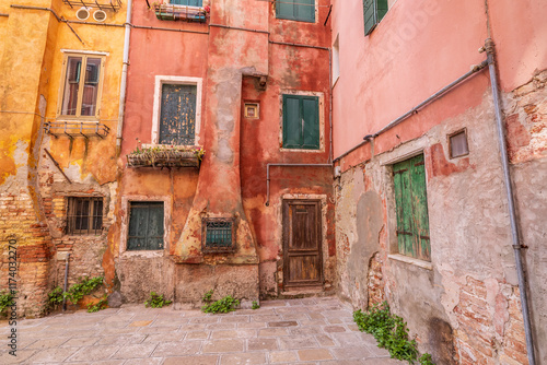 Obraz na płótnie Italy, Venice. Castello district. w salonie