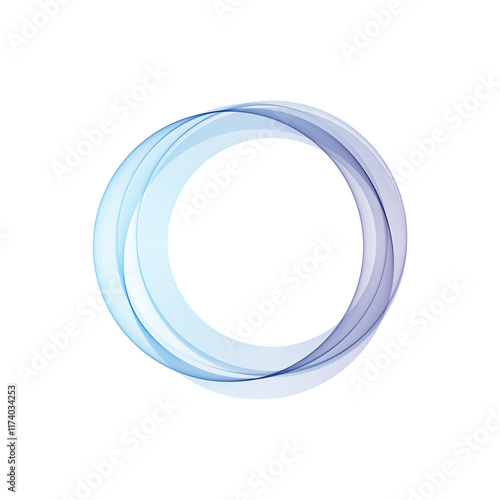 Abstract background with blue circles. layout for advertising. Png 