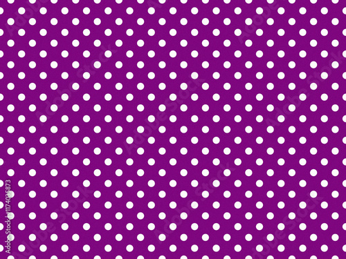 texturised white color polka dots over purple background