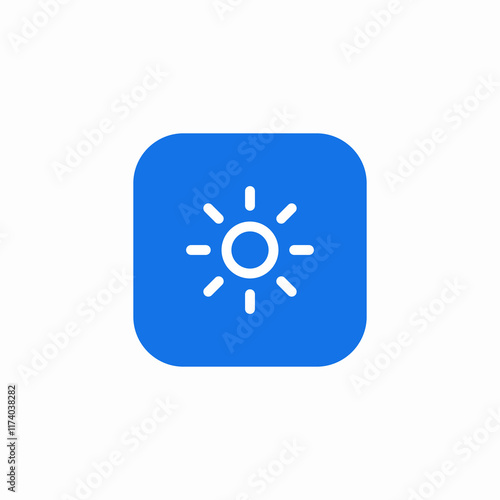 brightness level icon sign vector