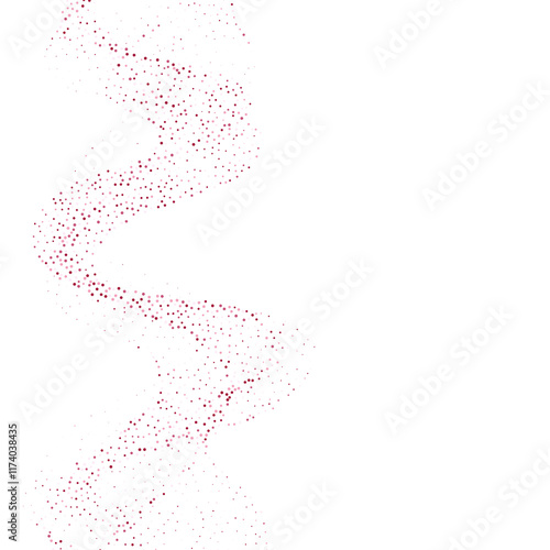 Magic light effect. Stardust red glitter. Sparkle  dust Png