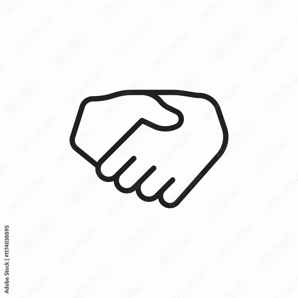 hadnshake deal icon sign vector hadnshake deal icon sign vector