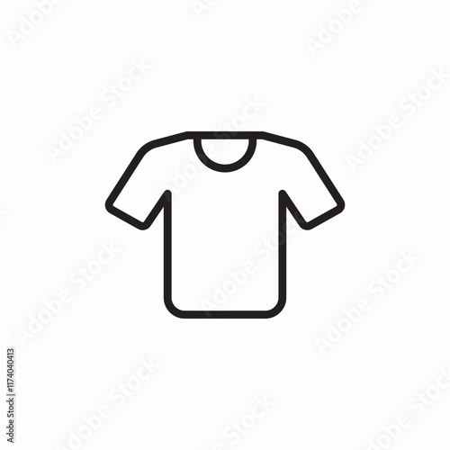 t shirt wear icon sign vector