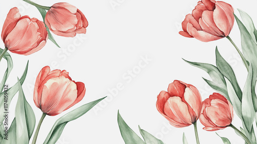 Wallpaper Mural Elegant wedding invitation card background vector. Minimal hand painted watercolor botanical flowers texture template background. Design for wedding, vip cover, poster, rsvp moderncard.Valentine's Day Torontodigital.ca