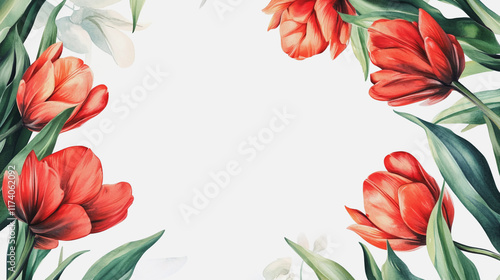 Wallpaper Mural Elegant wedding invitation card background vector. Minimal hand painted watercolor botanical flowers texture template background. Design for wedding, vip cover, poster, rsvp moderncard.Valentine's Day Torontodigital.ca