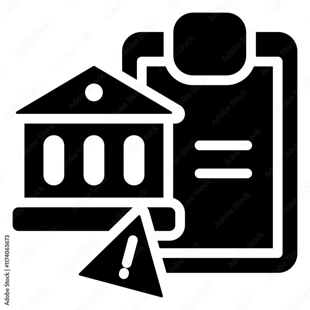 Standing Order Icon Solid Black Style Standing Order Icon Solid Black Style