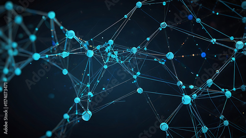 Connected polygons plexus vector background, digital data visualization. vector illustration