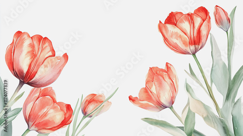 Wallpaper Mural Elegant wedding invitation card background vector. Minimal hand painted watercolor botanical flowers texture template background. Design for wedding, vip cover, poster, rsvp moderncard.Valentine's Day Torontodigital.ca