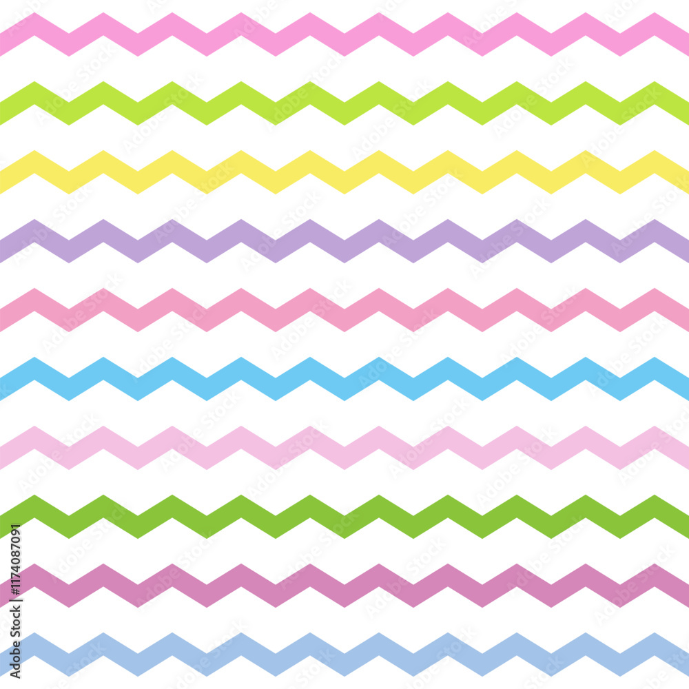 Colorful Zigzag Seamless Pattern texture Colorful Zigzag Seamless Pattern texture