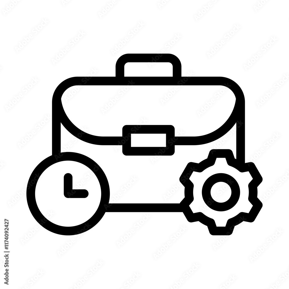 8 project management line icon illustration vector graphic 8 project management line icon illustration vector graphic