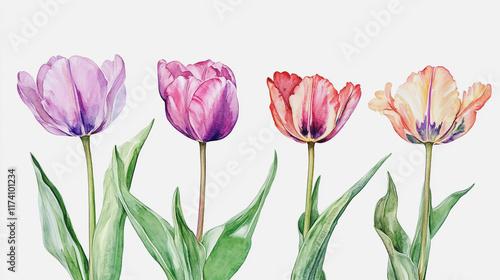 Wallpaper Mural Elegant wedding invitation card background vector. Minimal hand painted watercolor botanical flowers texture template background. Design for wedding, vip cover, poster, rsvp moderncard.Valentine's Day Torontodigital.ca