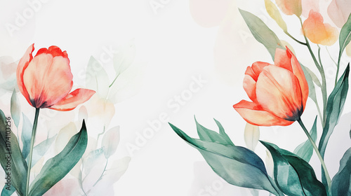 Wallpaper Mural Elegant wedding invitation card background vector. Minimal hand painted watercolor botanical flowers texture template background. Design for wedding, vip cover, poster, rsvp moderncard.Valentine's Day Torontodigital.ca