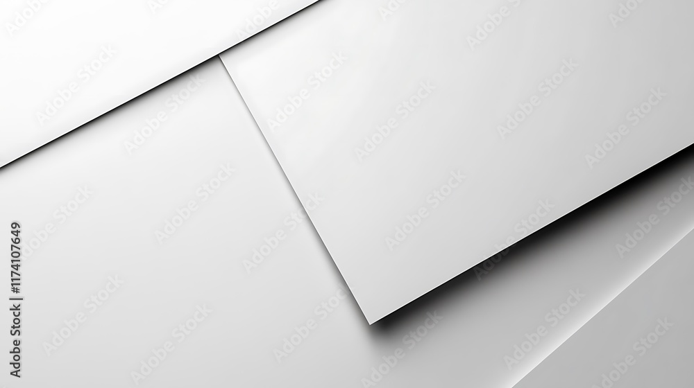 Abstract Grey Geometric Shapes Overlapping Design Abstract Grey Geometric Shapes Overlapping Design