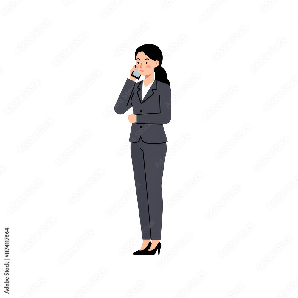 PNG businesswomen with phone, using cellphone, women icon PNG businesswomen with phone, using cellphone, women icon