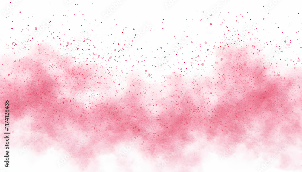 Fototapeta premium Abstract pink watercolor splash background texture. Perfect for design projects, websites, and social media. High-resolution image.