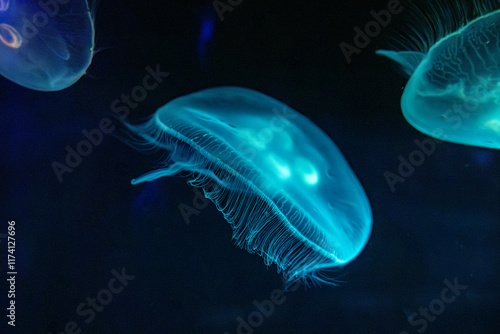 View of Jellyfish at the Toronto Zoo. photo