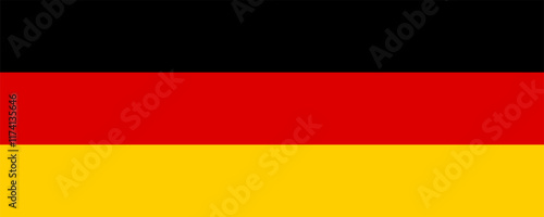 Flag of Germany, long version, Vector Images