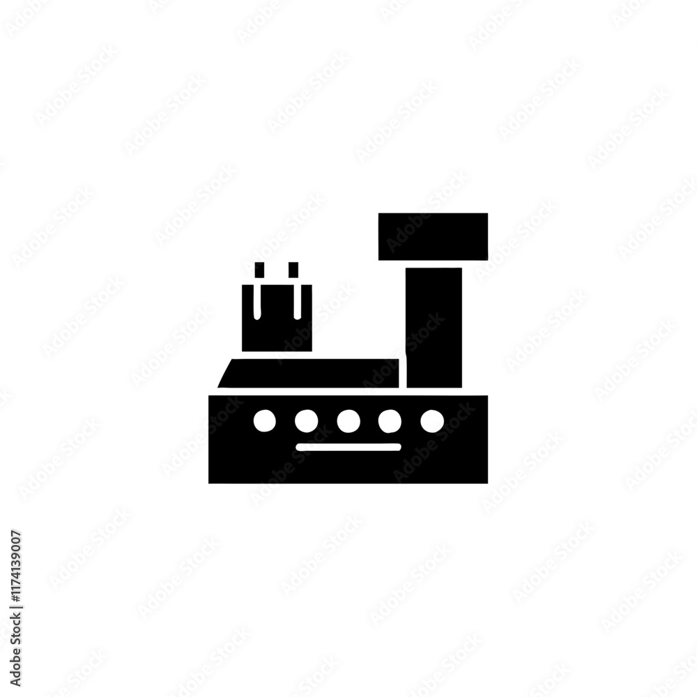 Factory Machine icon isolated on transparent background
Factory Machine icon isolated on transparent background