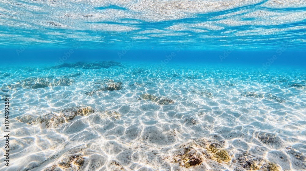 Obraz premium Serene Underwater Landscape with Soft Natural Light