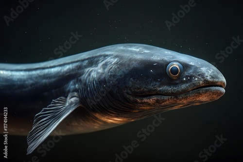 Close-up of a Hagfish, a Marine Animal photo