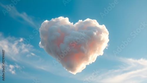 Nuage en forme de coeur
