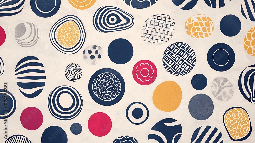 Ornamental cultural designs featuring vibrant geometric and abstract shapes in an intricate format Ornamental cultural designs featuring vibrant geometric and abstract shapes in an intricate format