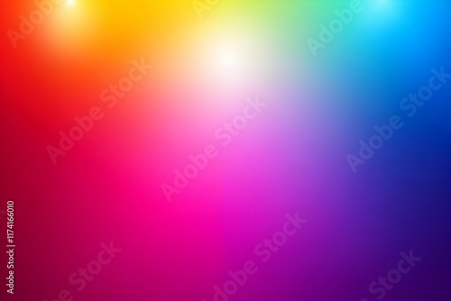 Vibrant rainbow gradient background, perfect for presentations, websites, or design projects.  Blending colors create a dynamic, energetic mood. photo