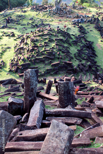 Megalithic sites Gunung Padang, Cianjur, West Java, Indonesia