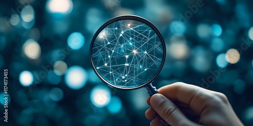 Exploring the Network: Magnifying Glass Reveals Intricate Connections