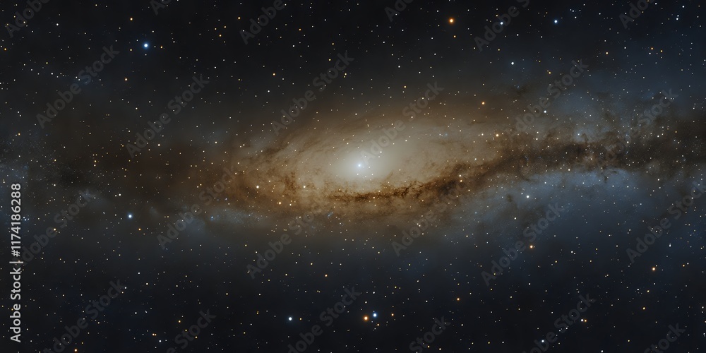 Fototapeta premium Messier 83: Southern Pinwheel Galaxy, Astrophotography