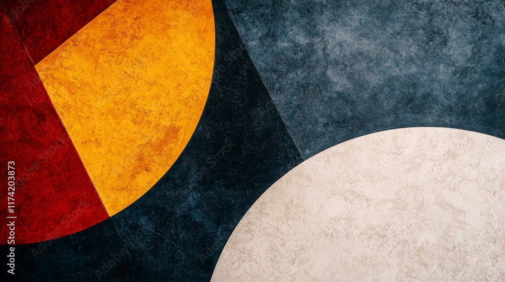 Abstract Geometric Shapes Background, Dark & Warm Tones, Minimalist Design Abstract Geometric Shapes Background, Dark & Warm Tones, Minimalist Design