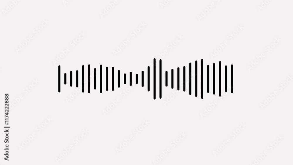 Waveform Audio. Black sound waves background, audio wave or frequency digital animation.
Sound waveform frequency. Black audio waves on white background. White audio waveform spectrum animation. Waveform Audio. Black sound waves background, audio wave or frequency digital animation.
Sound waveform frequency. Black audio waves on white background. White audio waveform spectrum animation.