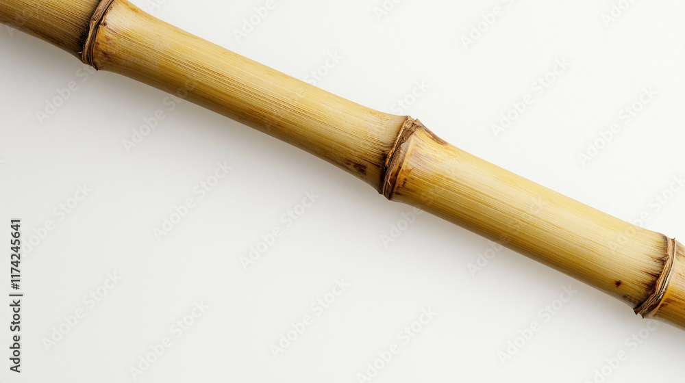 Bamboo tree stalk isolated on white background room for text Bamboo tree stalk isolated on white background room for text