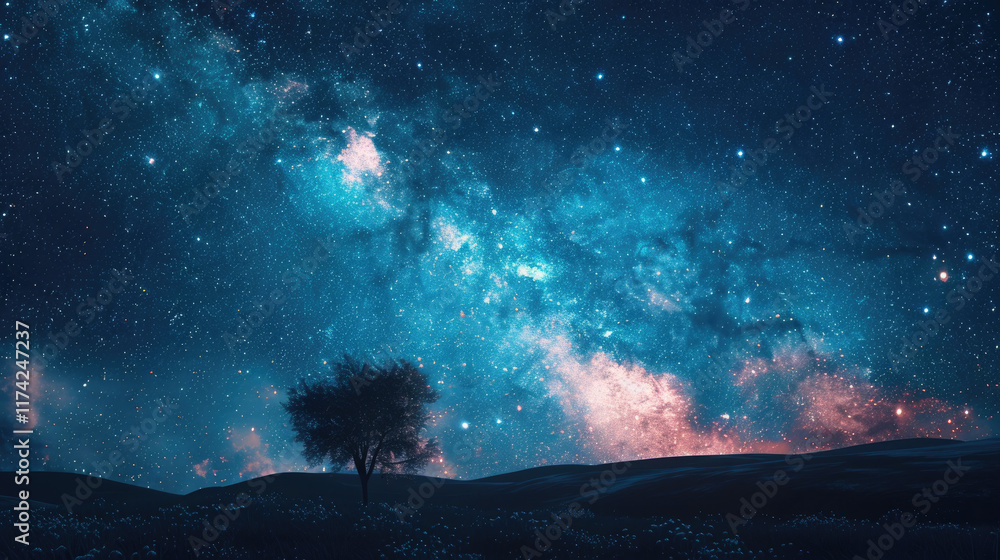 Fototapeta premium starry night sky