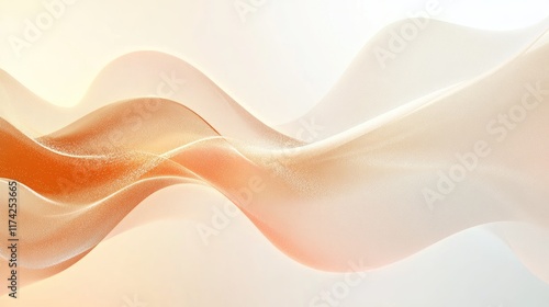 Wallpaper Mural Elegant Creamy Fluid Gradient Waves Abstract Art for Luxury Background with Textured Sparkles Soft Color Palette and Marble Effect Torontodigital.ca