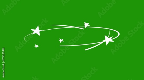 Dizzy Koncokout Animation Effects on green screen