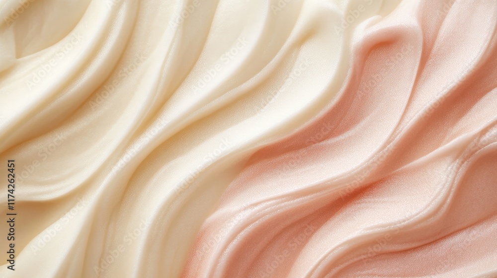 Soft cream and pink wave texture for elegant backgrounds perfect for web design brochures events and decorative displays Soft cream and pink wave texture for elegant backgrounds perfect for web design brochures events and decorative displays