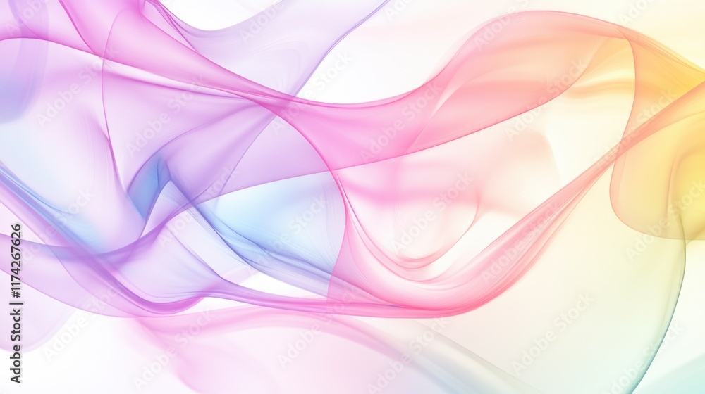 Fototapeta premium Soft rainbow gradient background 