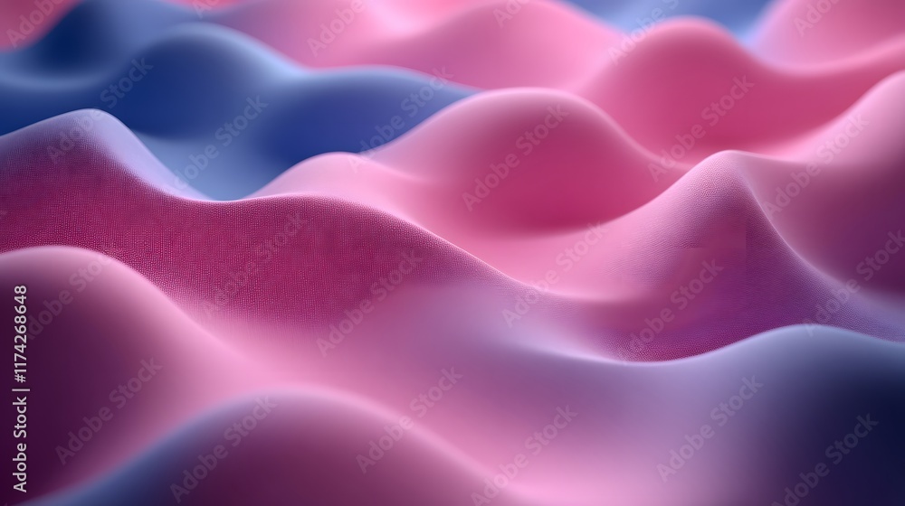 Abstract pink and blue wavy surface texture. Abstract pink and blue wavy surface texture.