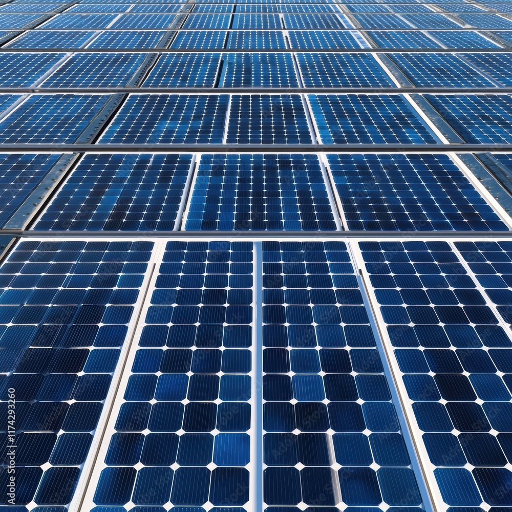 Close-Up View of Solar Panels Reflecting Sunlight on Rooftop Close-Up View of Solar Panels Reflecting Sunlight on Rooftop