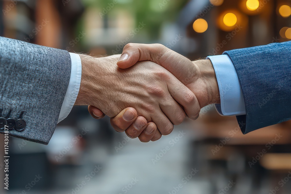 Professional Handshake Between Lawyer and Client