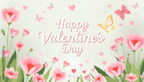 background with tulips