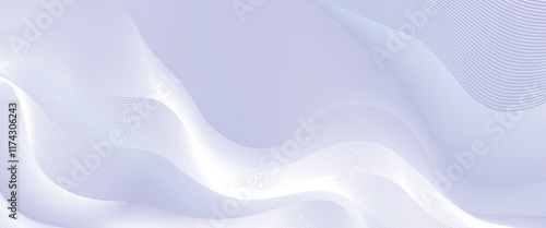 Premium background design with pastel line pattern, guilloche curves texture in luxury color. Abstract multi colored horizontal vector tech backdrop