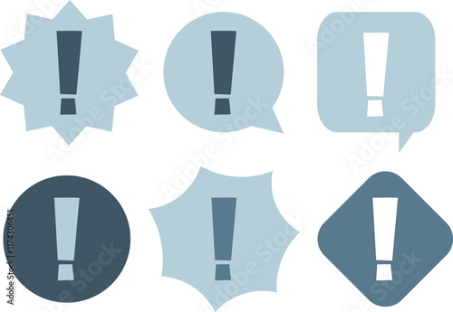 ビックリマークのふきだし　エクスクラメーション